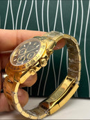 Relógio Rolex Dourado Aço Inoxidável