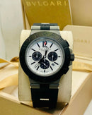 Relógio Bvlgari Diagono Titanium Pulseira em Couro Automatic