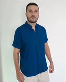 CAMISA DE VISCOLINHO GOLA PADRE - Produto Original