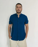 CAMISA DE VISCOLINHO GOLA PADRE - Produto Original