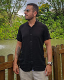 CAMISA DE VISCOLINHO GOLA PADRE - Produto Original