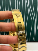 Relógio Rolex Dourado Aço Inoxidável