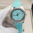 Relógio de luxo Patek philippe Aquanaut automático + caixa completa