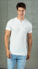 Camiseta Gola Henley