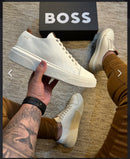 TÊNIS SNEAKER BOSS (COURO)