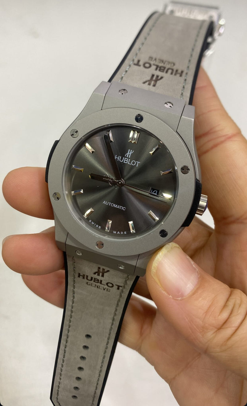 Relógio Hublot Geneve Pulseira de couro