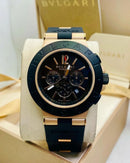 Relógio Bvlgari Diagono Titanium Pulseira em Couro Automatic