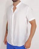 CAMISA DE VISCOLINHO GOLA PADRE - Produto Original