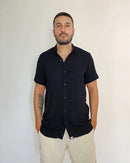 CAMISA DE VISCOLINHO GOLA PADRE - Produto Original