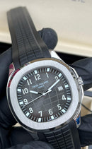 Relógio de luxo Patek philippe Aquanaut automático + caixa completa