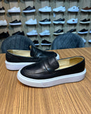 Tênis Slip on Couro Ricardo Almeida