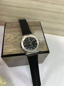 Relógio Hublot Masculino Linha Premium Modelo Geneve Automático Pulseira De Borracha A Prova D’água 40m