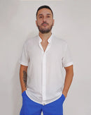 CAMISA DE VISCOLINHO GOLA PADRE - Produto Original